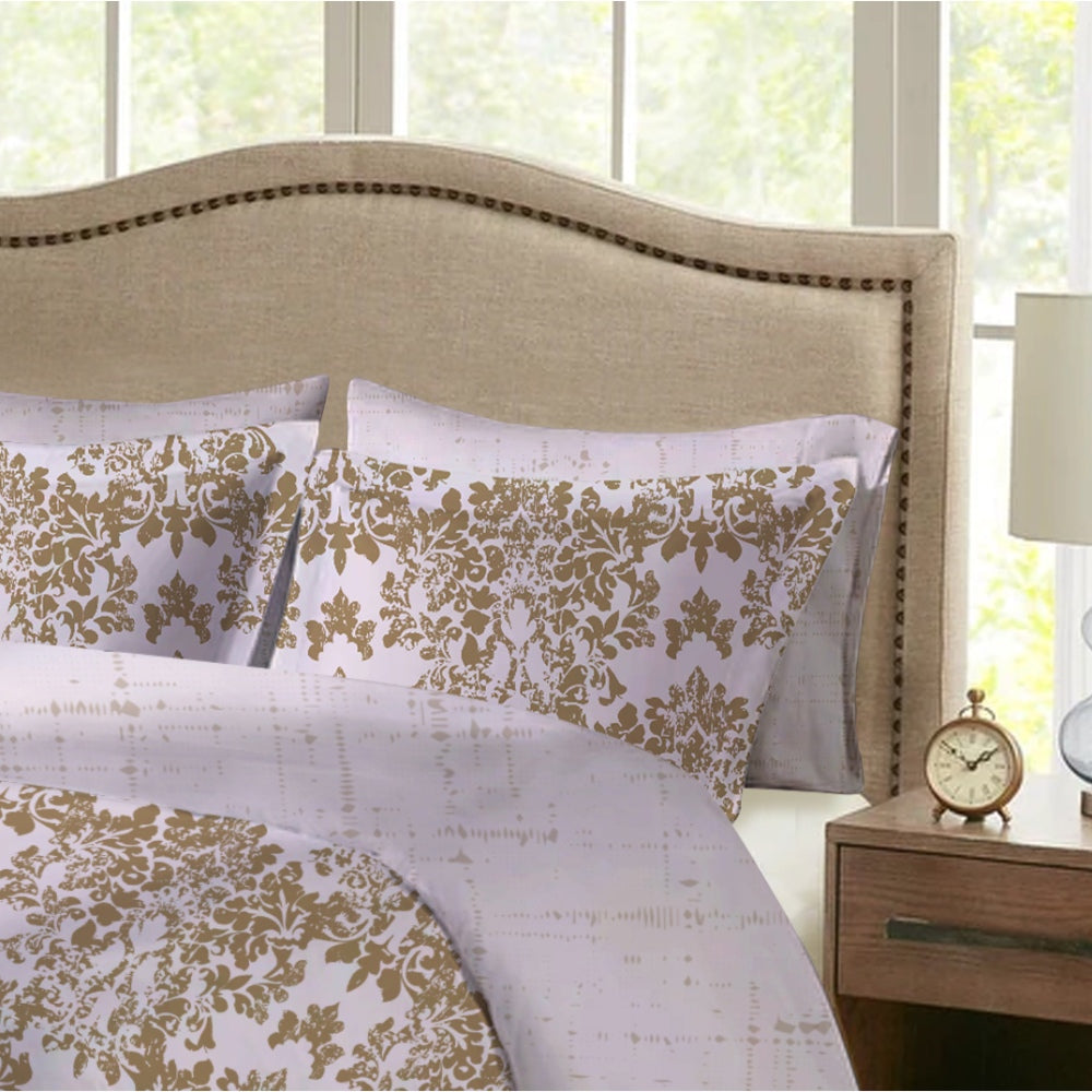 Varessa Nans 100% Cotton Printed King Comforter Set (5 Pcs)
