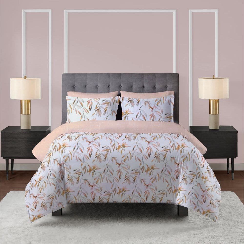 Varessa 100% Cotton Printed X-King Duvet Cover Set 4 Pcs