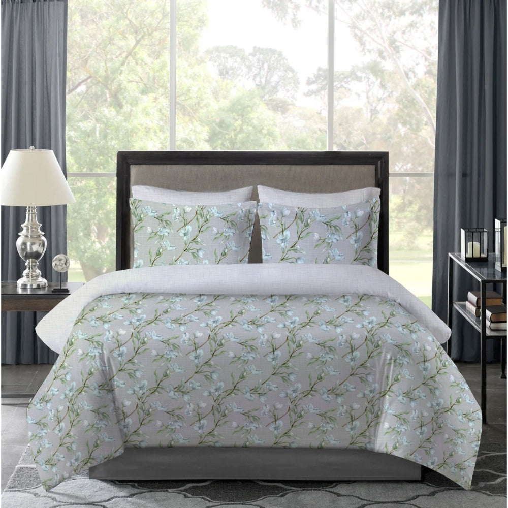 Varessa 100% Cotton Printed King Comforter Set 5 Pcs