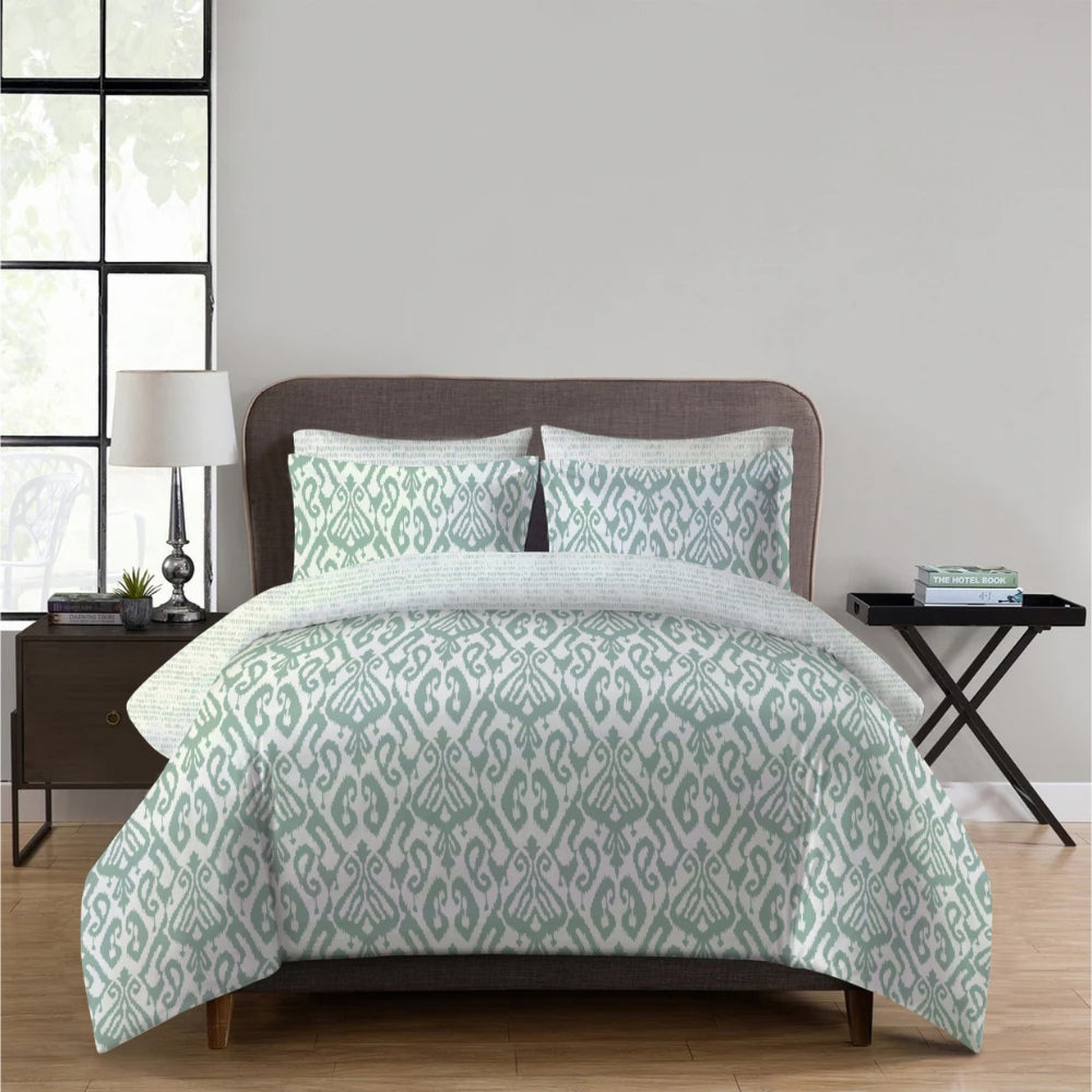 Varessa 100% Cotton Printed King Comforter Set 5 Pcs
