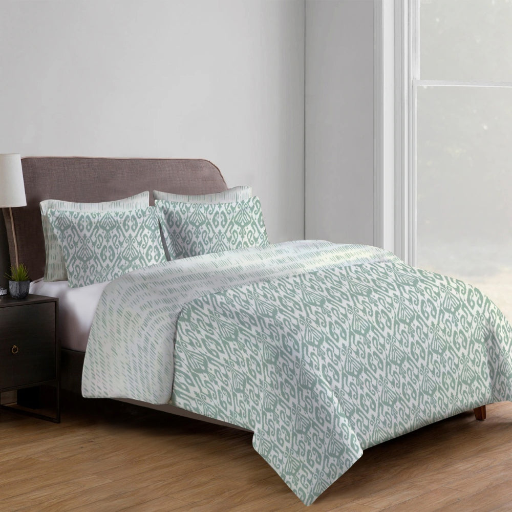 Varessa 100% Cotton Printed King Comforter Set 5 Pcs