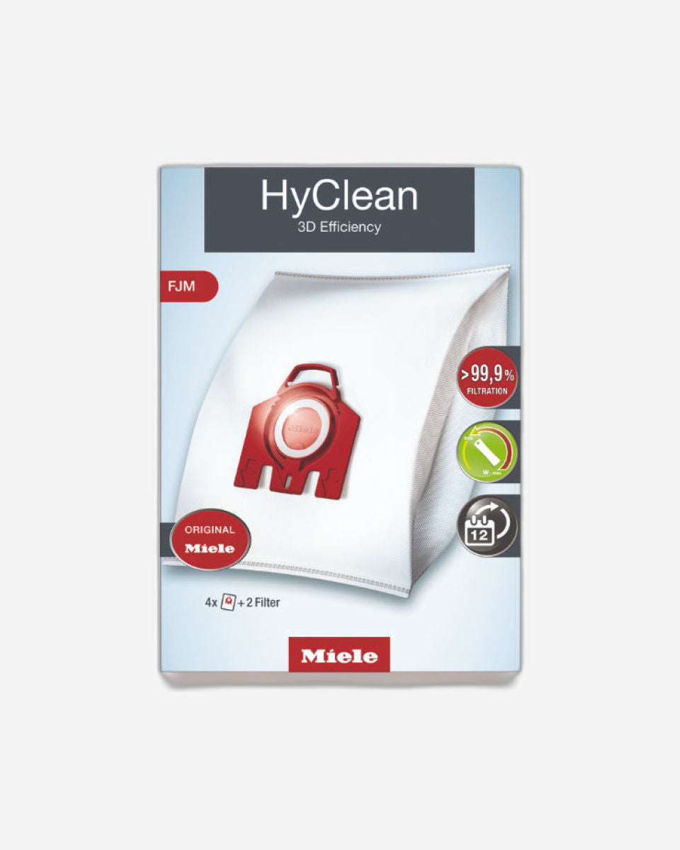 Miele HyClean 3D FJM dustbags - 3.5 liters (4 bags)