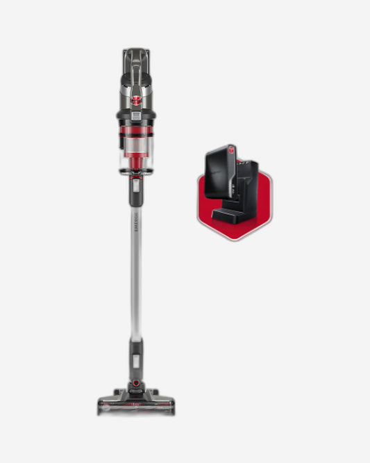 Hoover Cordless Vacuum Cleaner Powerful Household Vacuum with 40Mins Runtime, Handheld Vacuum for Home Carpet Hardwood Floor Pet Hair Stick Vacuum Cleaner, 2 Year Warranty, Silver-CLSV-VPME