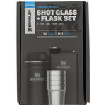 Stanley ADV Shot Glass & Flask Set Matt Black