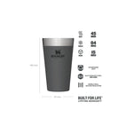 Stanley ADV Vac Pint Charcoal EU
