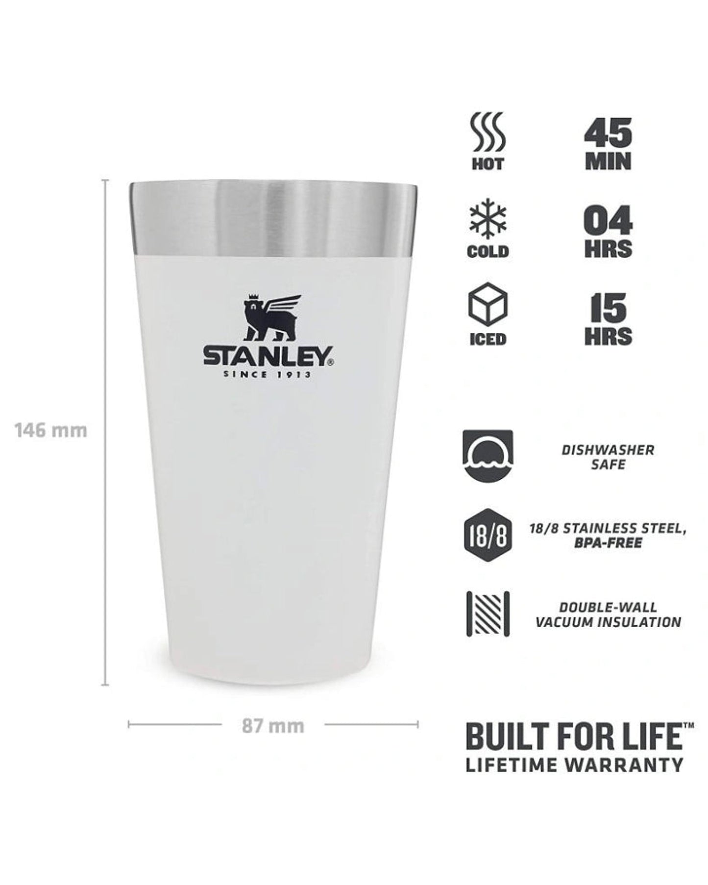 Stanley ADV Vac Pint Ash EU