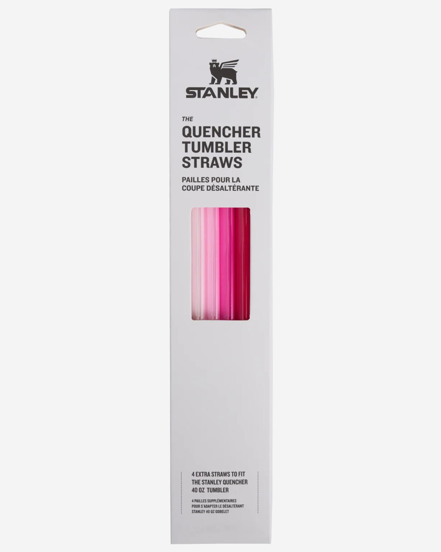 Stanley Quencher Straws for 40oz Tumblers Pink Multi Pack