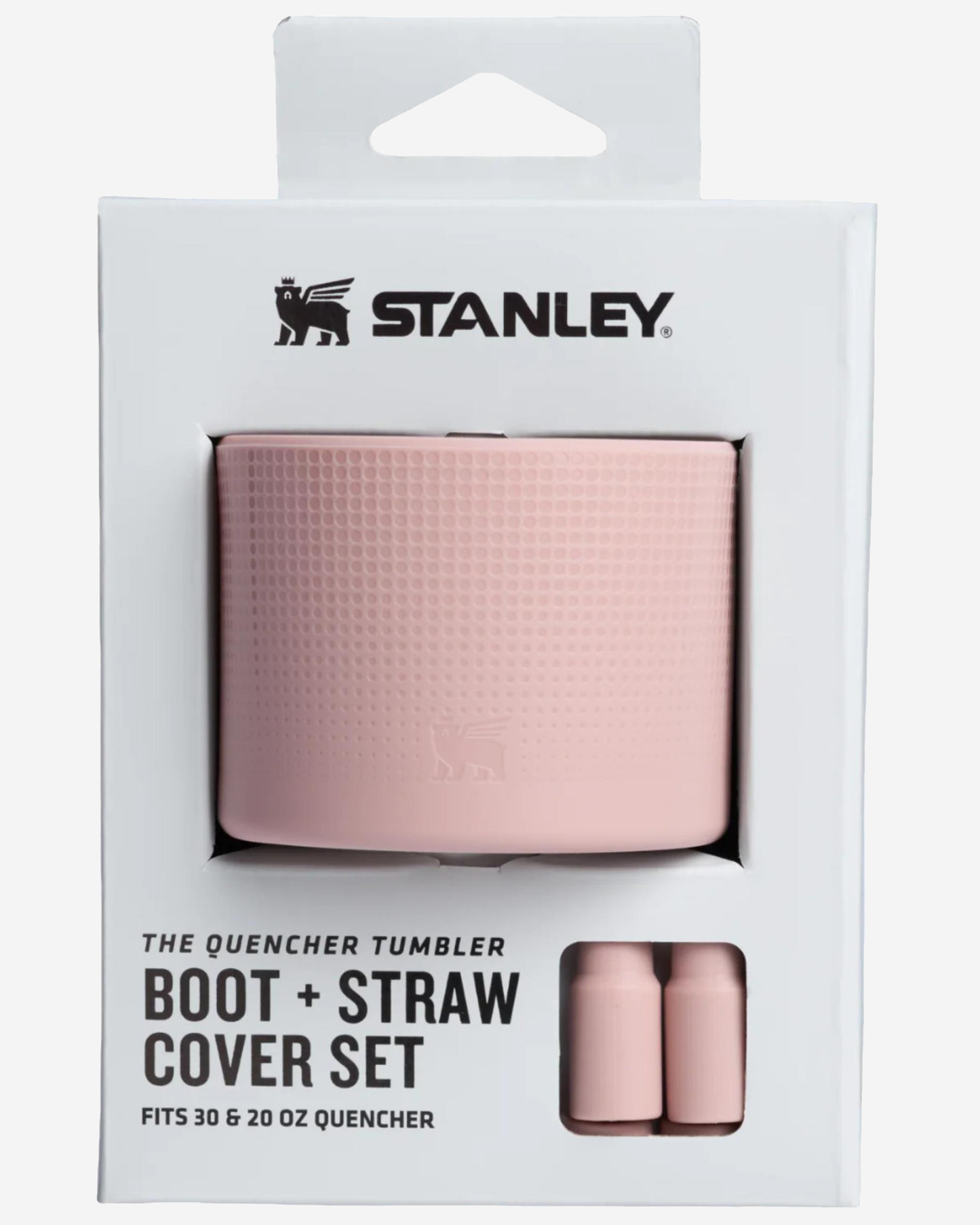 Stanley Quencher Boot + Straw Topper 20oz/30oz Pink Dusk