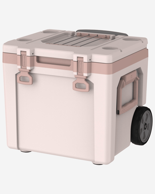 Stanley Cooler 47.3L / 50QT Wheeled  Rose Quartz