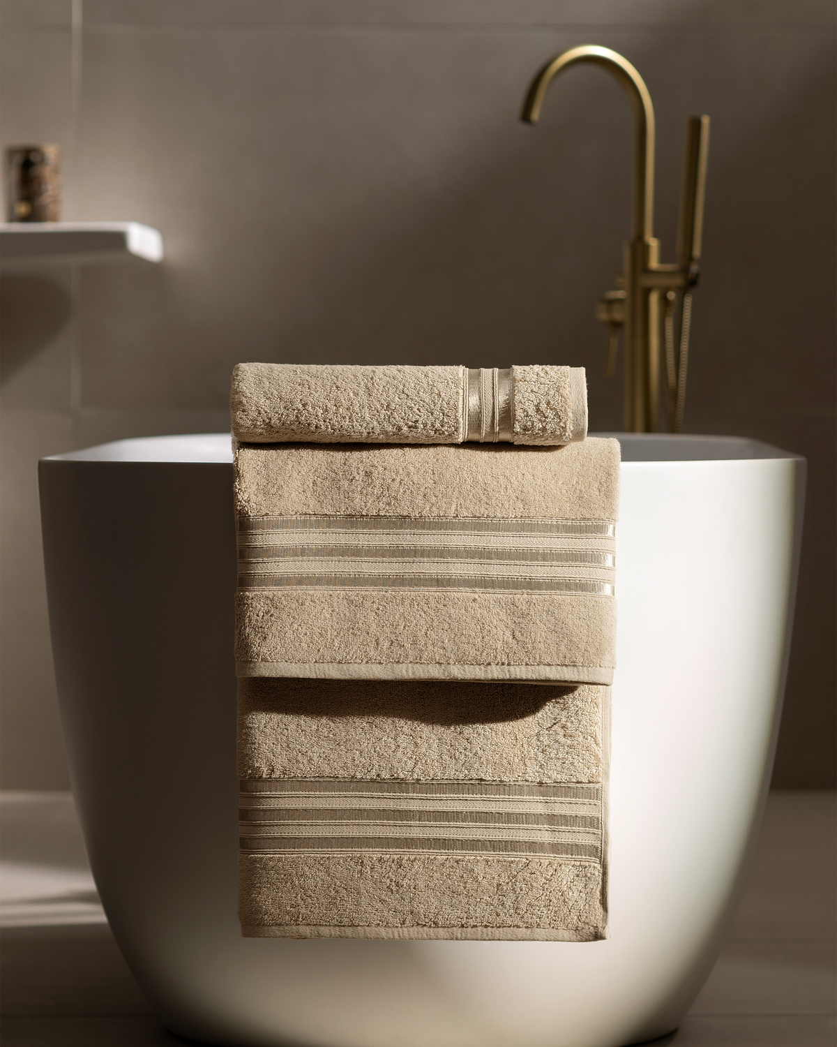 Togas Arcadia Hand Towel in Beige