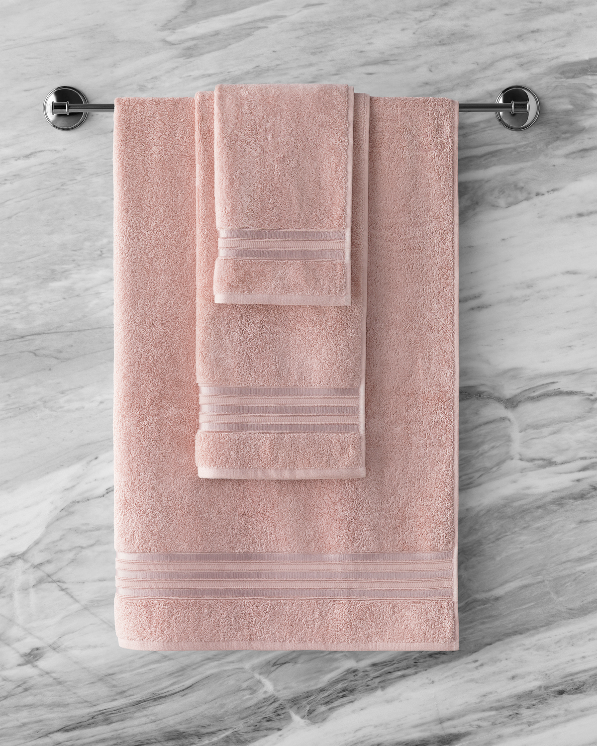 Togas Arcadia Hand Towel in Light Pink