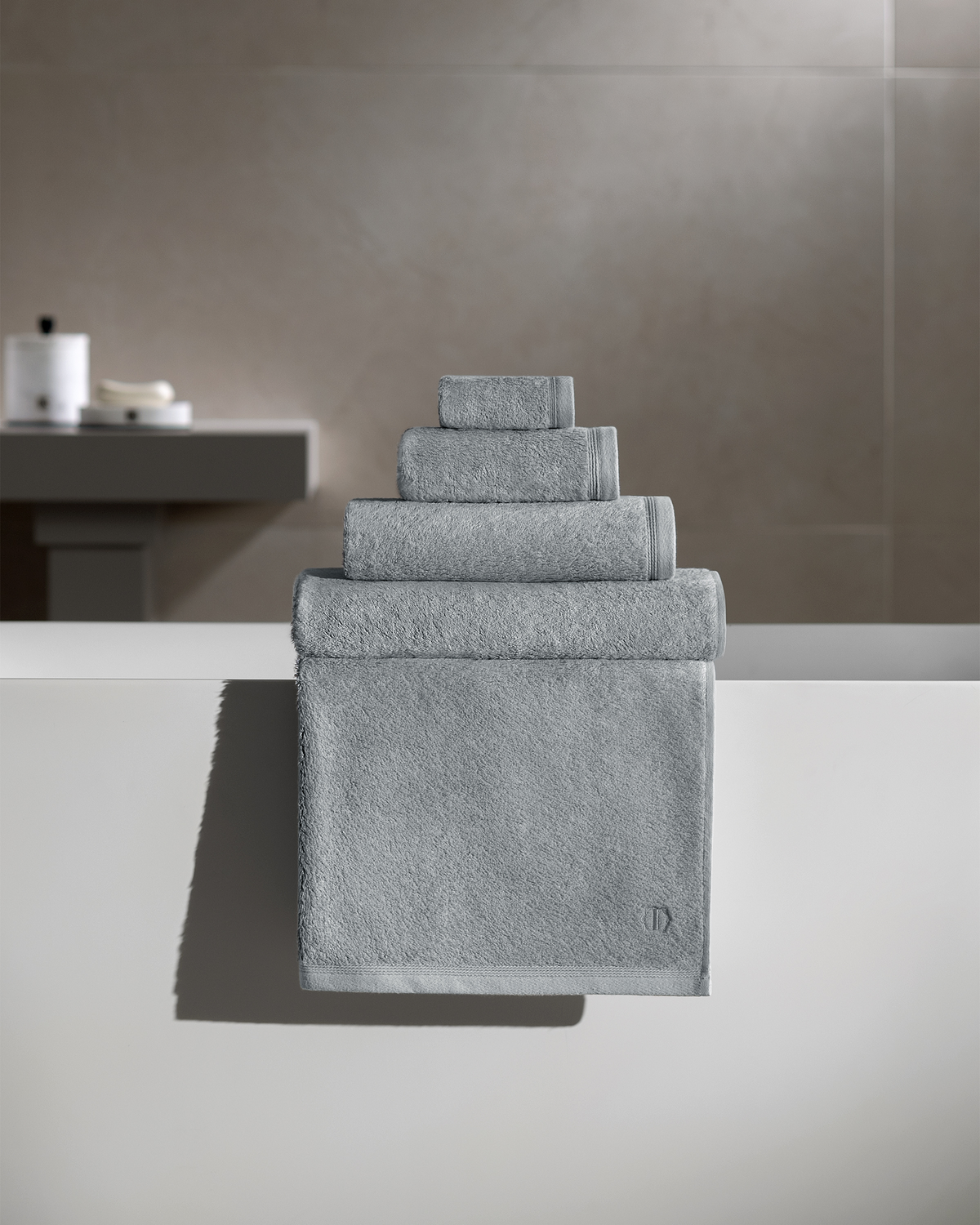 Togas Poitiers Guest Towel in Light Grey