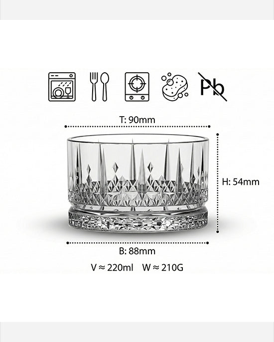 Cuisine Art Soda Lime Bowl Set 220ml 6Pc V2