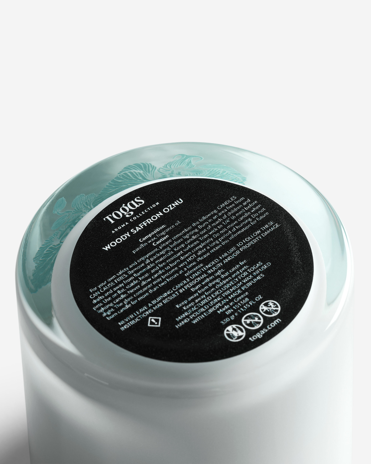 Togas Woody Saffron Oznu Aromatic candle