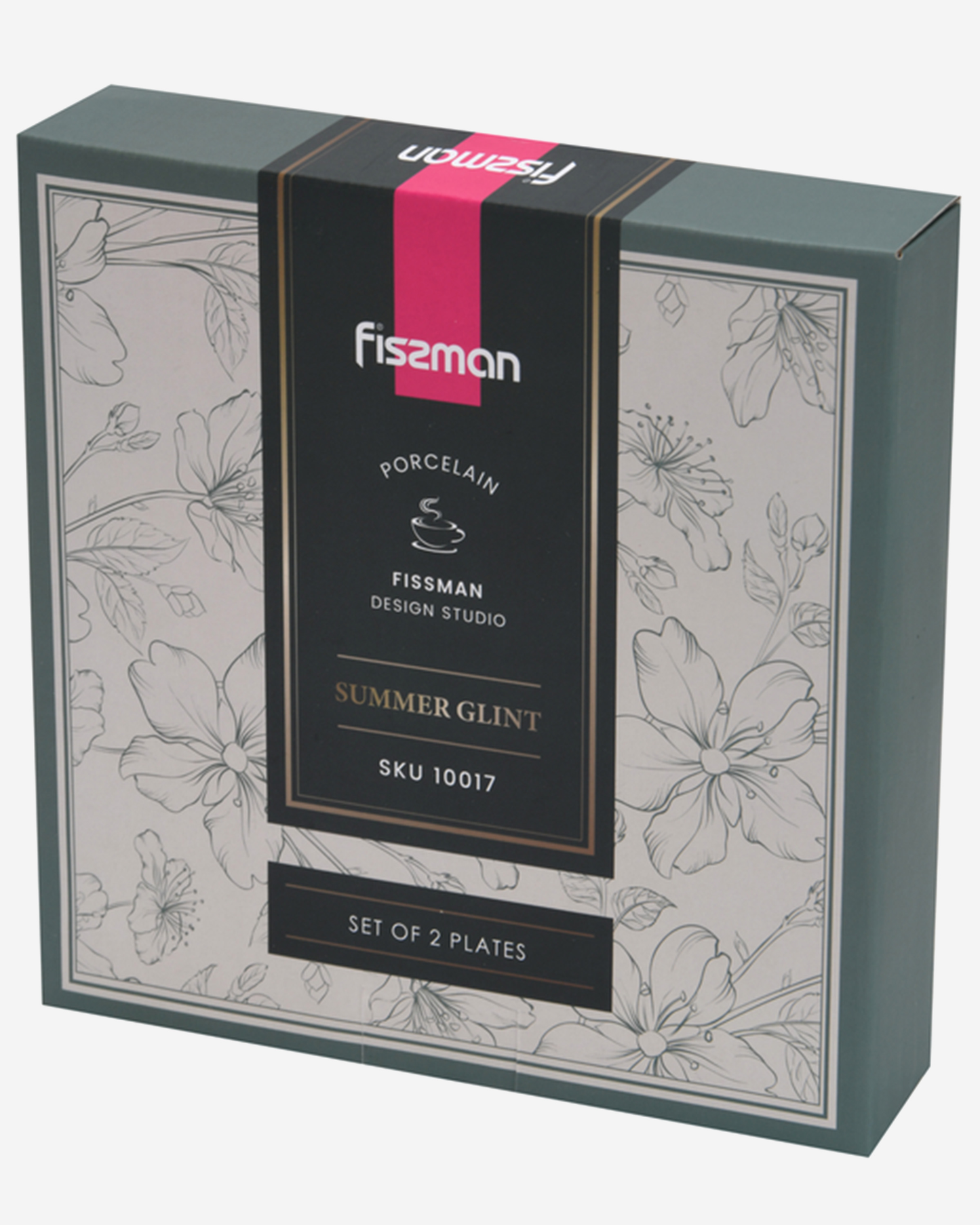 Fissman Fine Bone China Plates Summer Glint 21cm