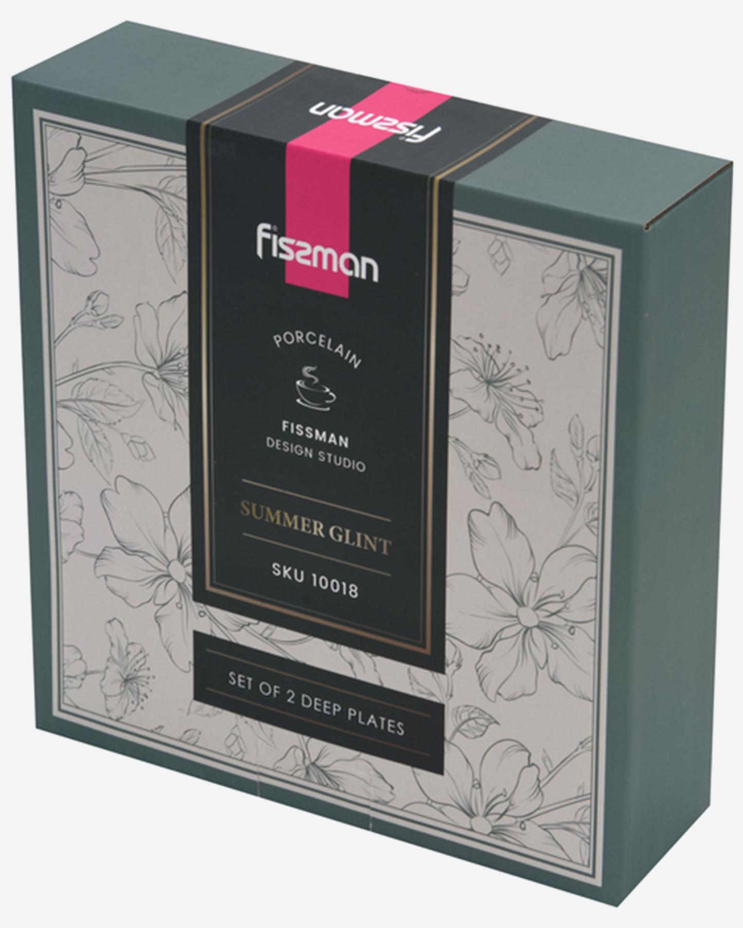 Fissman Fine Bone China Deep Plates Summer Glint 20.5cm