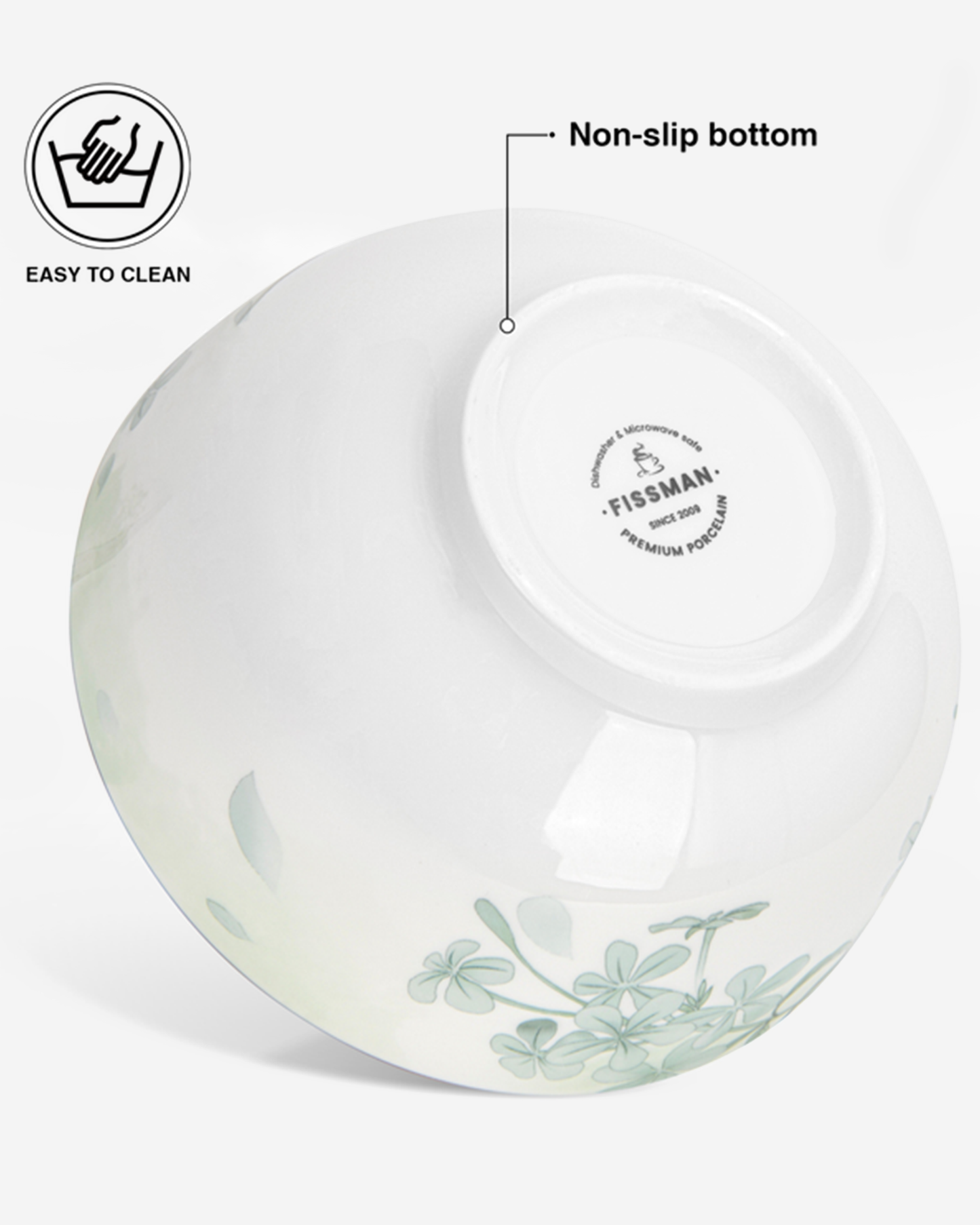 Fissman Fine Bone China Summer Glint Bowls 15.5cm