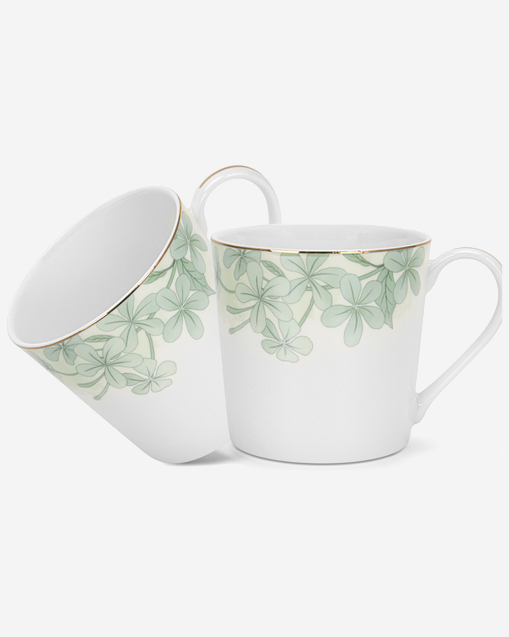Fissman 2-Piece Mugs Summer Glint 450ml (Fine Bone China)
