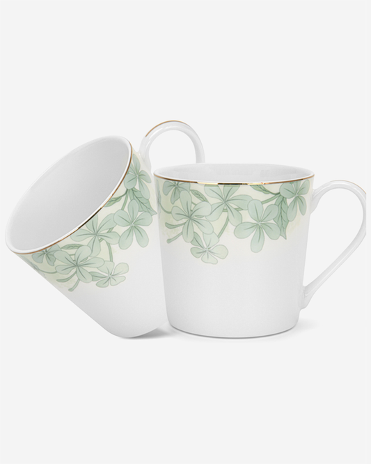 Fissman 2-Piece Mugs Summer Glint 450ml (Fine Bone China)