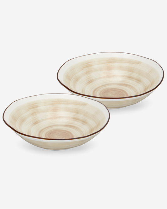 Fissman 2-Piece Deep Plates Glide 18cm (Porcelain)