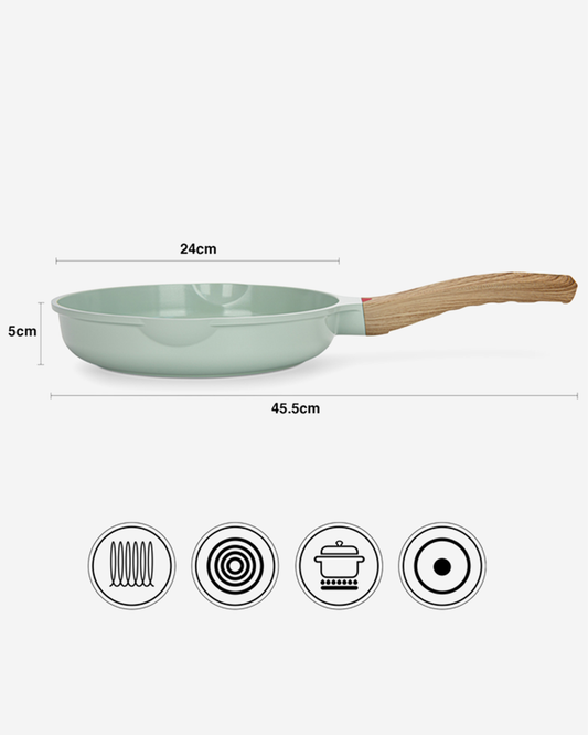 Fissman Non Stick Cast Aluminium Frying Pan Cameo 24×5cm