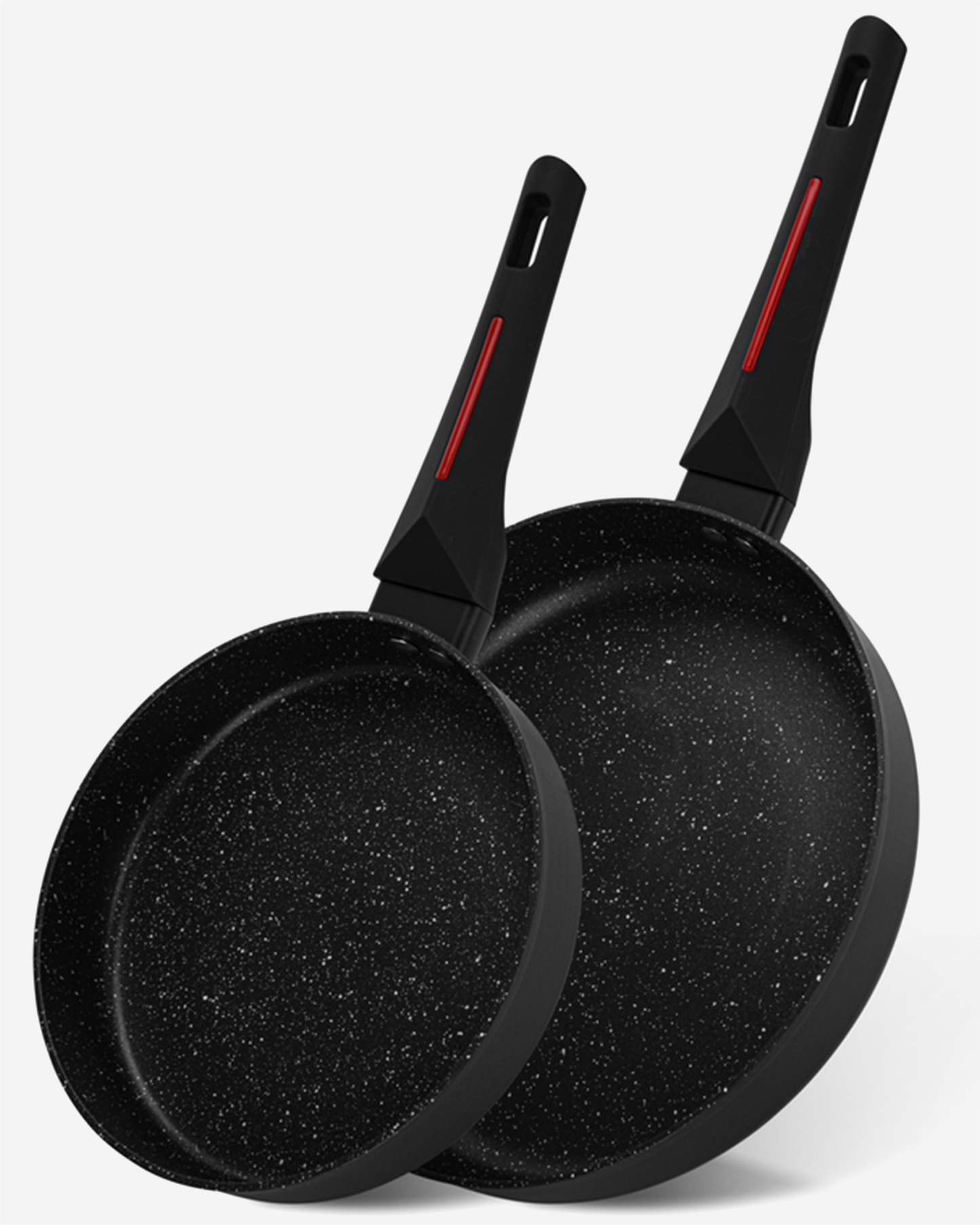 Fissman 2-Piece Frying Pans Marbella 20x4.5cm And 26x5.5cm (Aluminium With Non-Stick Coating)