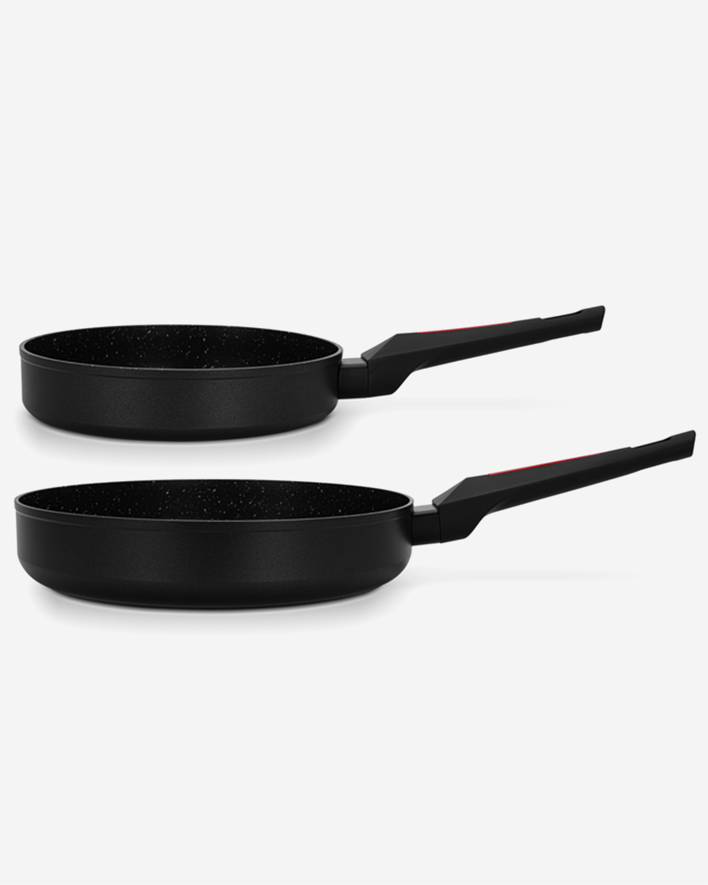 Fissman 2 Piece Non Stick Aluminium Frying Pan Set Marbella 20×4.5cm & 26×5.5cm