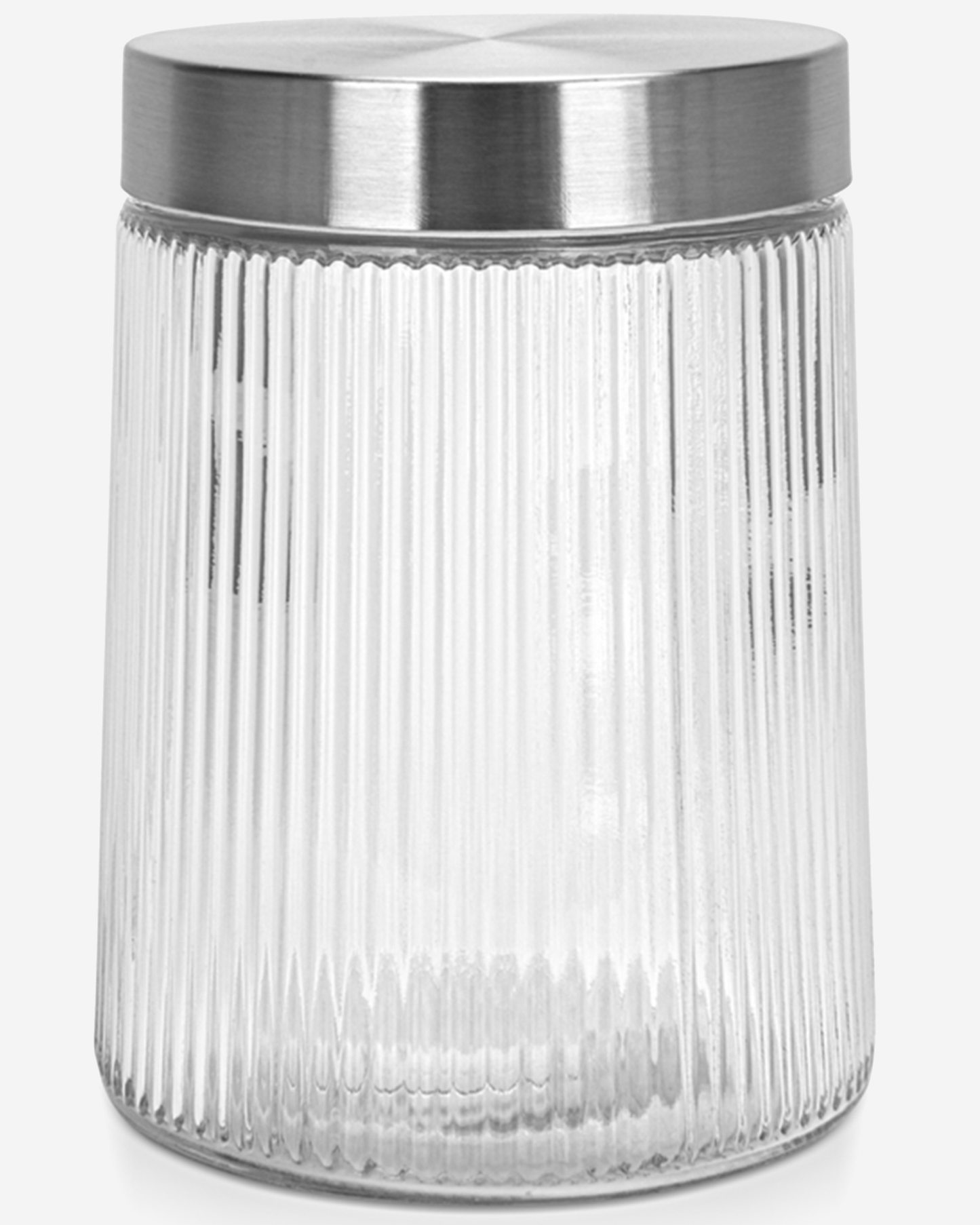 Fissman Glass Food Storage Jars 1300ml 4 Piece