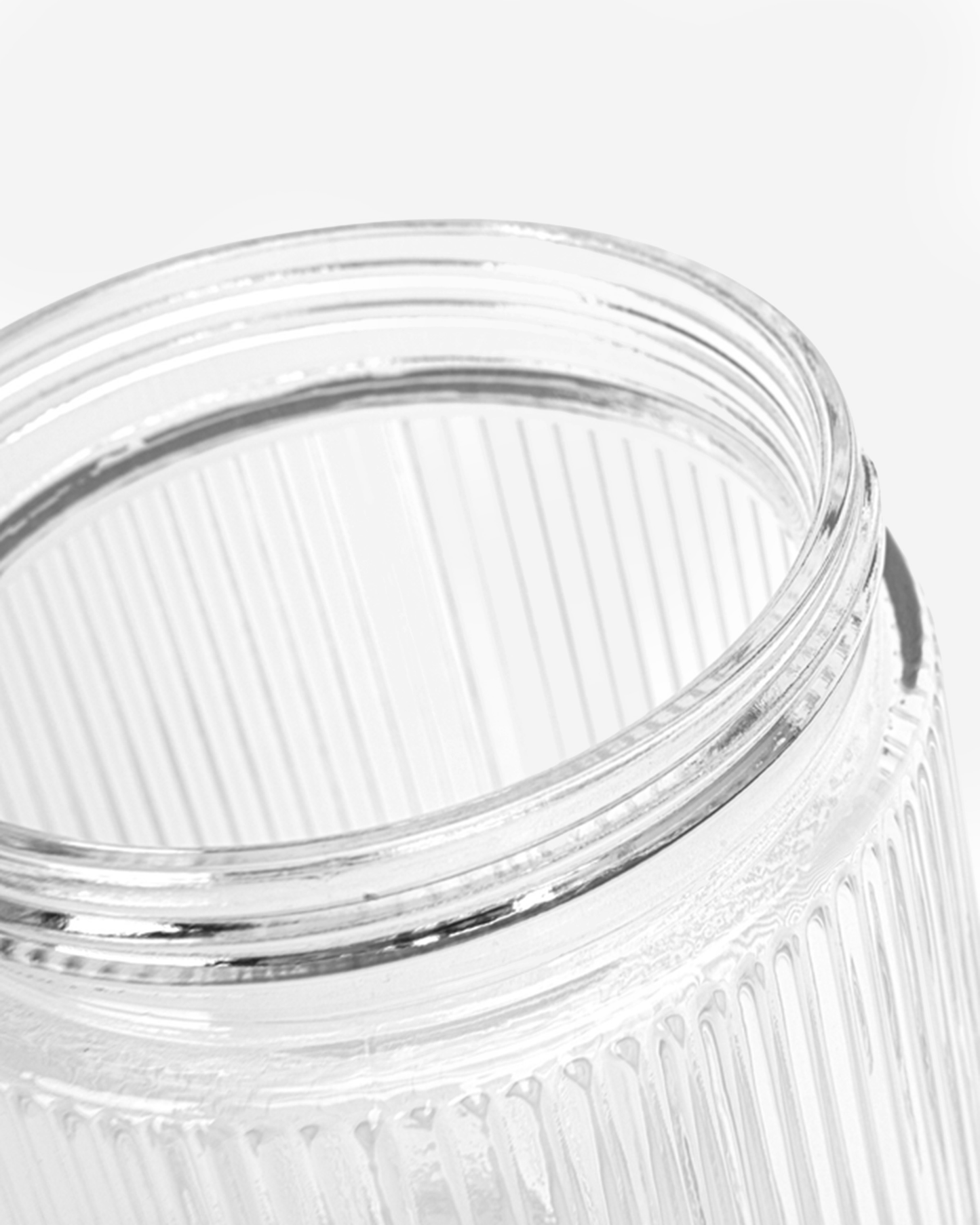 Fissman Glass Food Storage Jars 1300ml 4 Piece