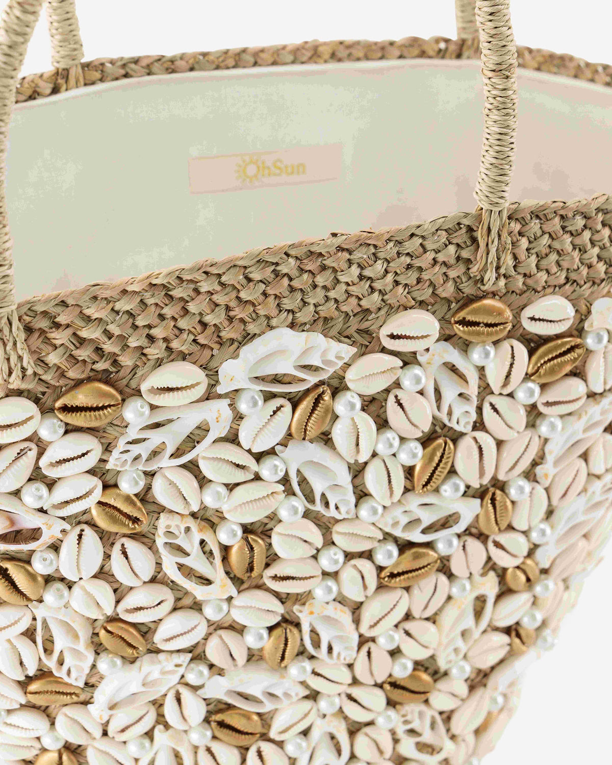 OHSun Alice Mixed Shell Beach Tote