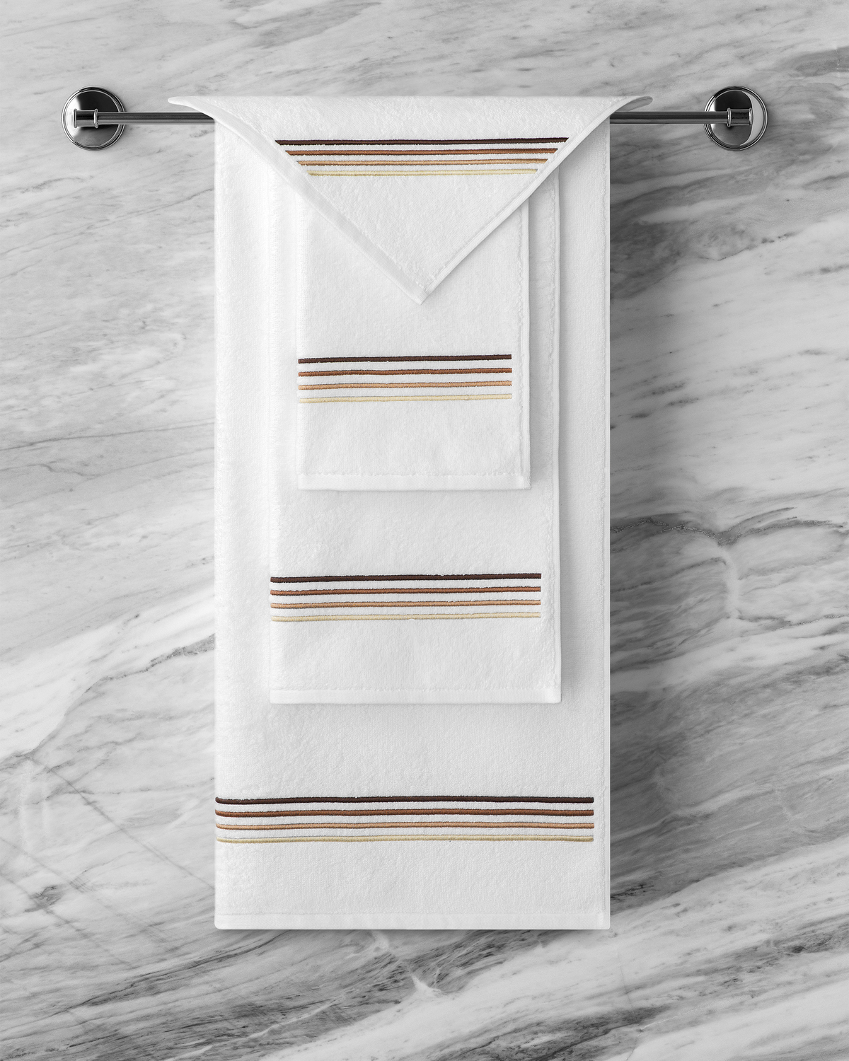 Togas Linari Bath Towel in White