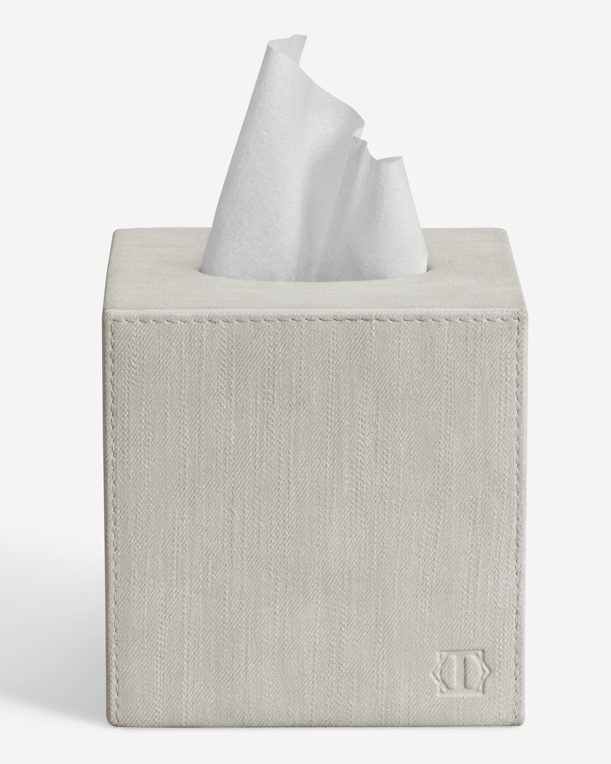Togas Airy Tissue box square in Ecru