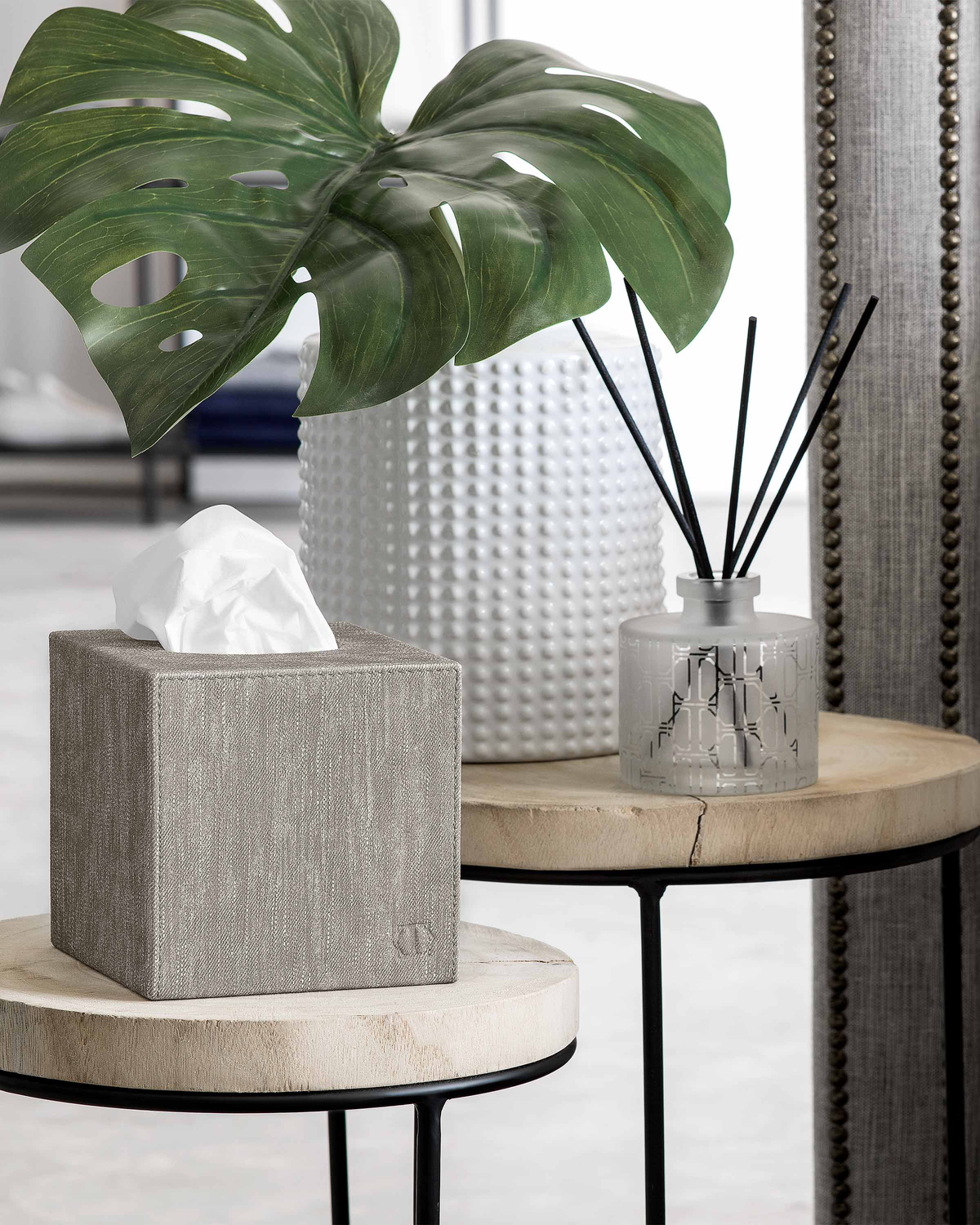 Togas Grace Tissue box rectangular in Grey