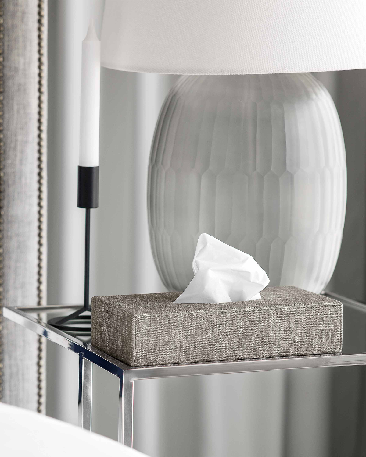 Togas Grace Tissue box rectangular in Grey
