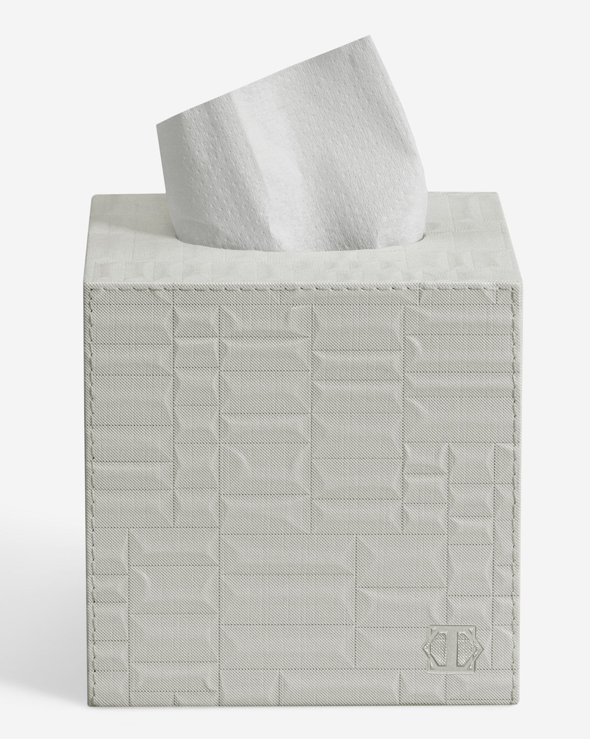 Togas George Tissue box square in White