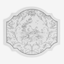 Togas Martinelli Placemat Oval in Grey