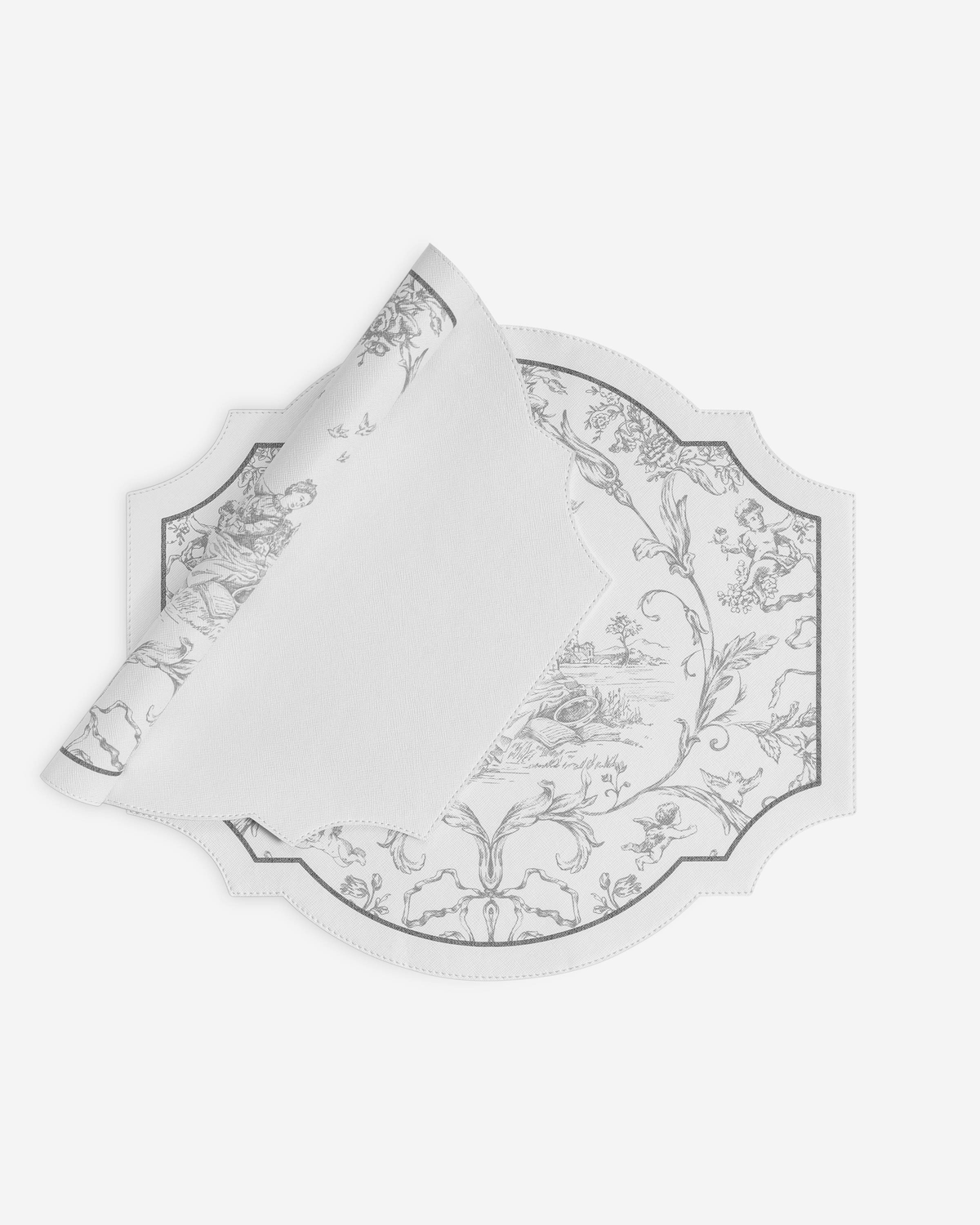 Togas Martinelli Placemat Oval in Grey