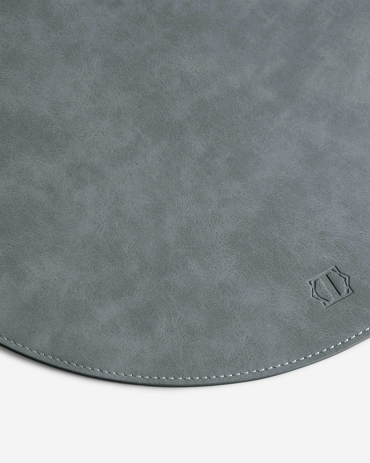 Togas Rhine Placemat Round in Grey