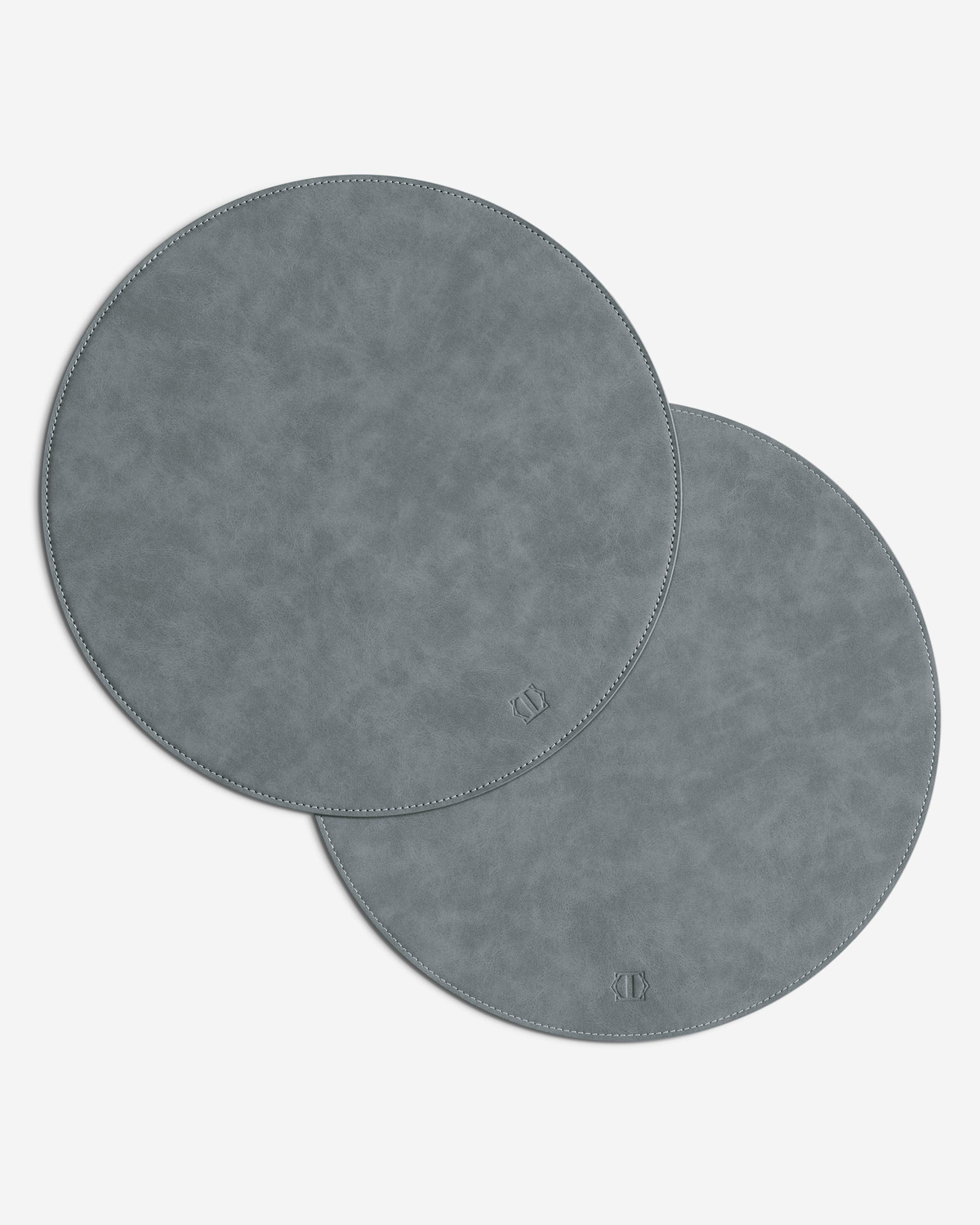 Togas Rhine Placemat Round in Grey