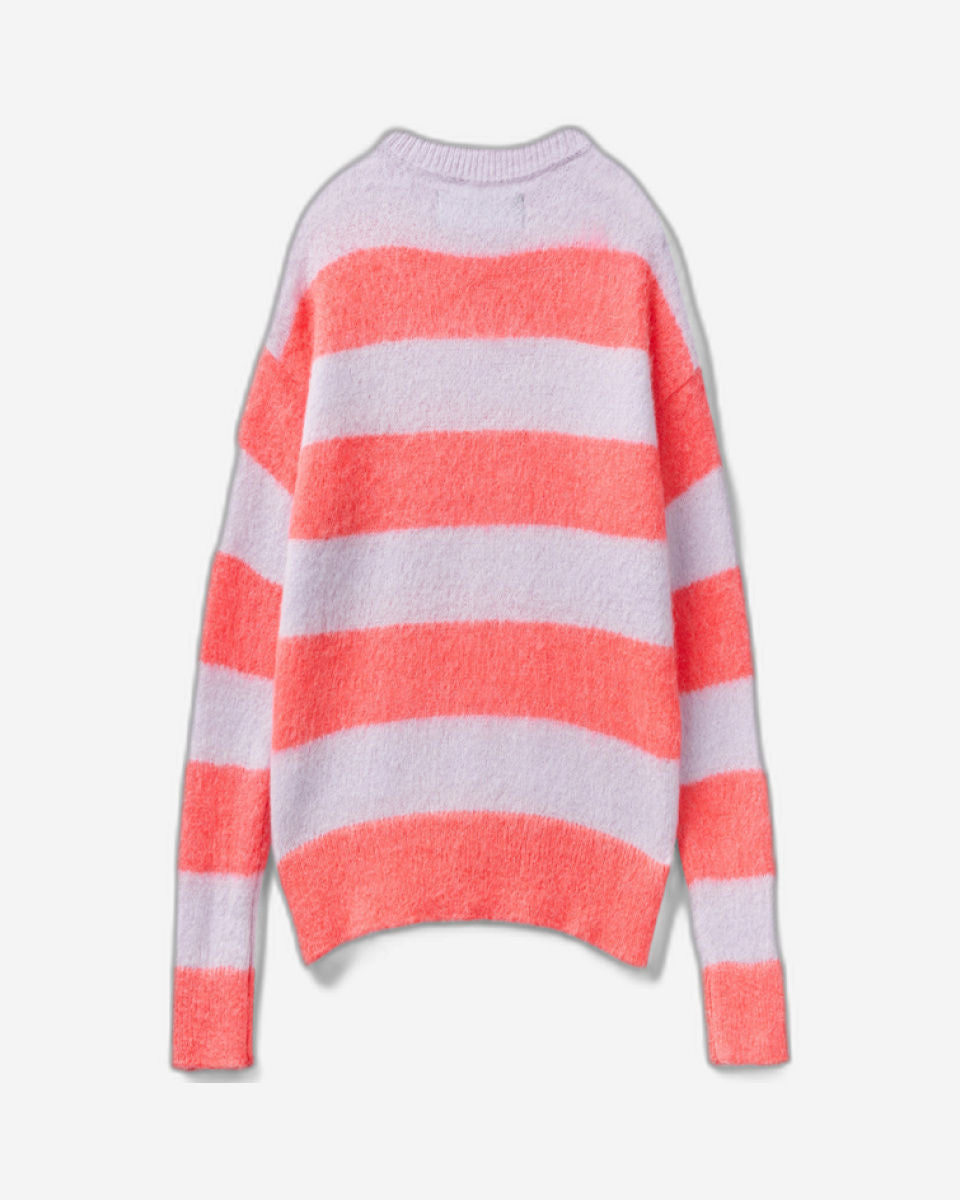 Alpaca Wool Blend Striped Sweater