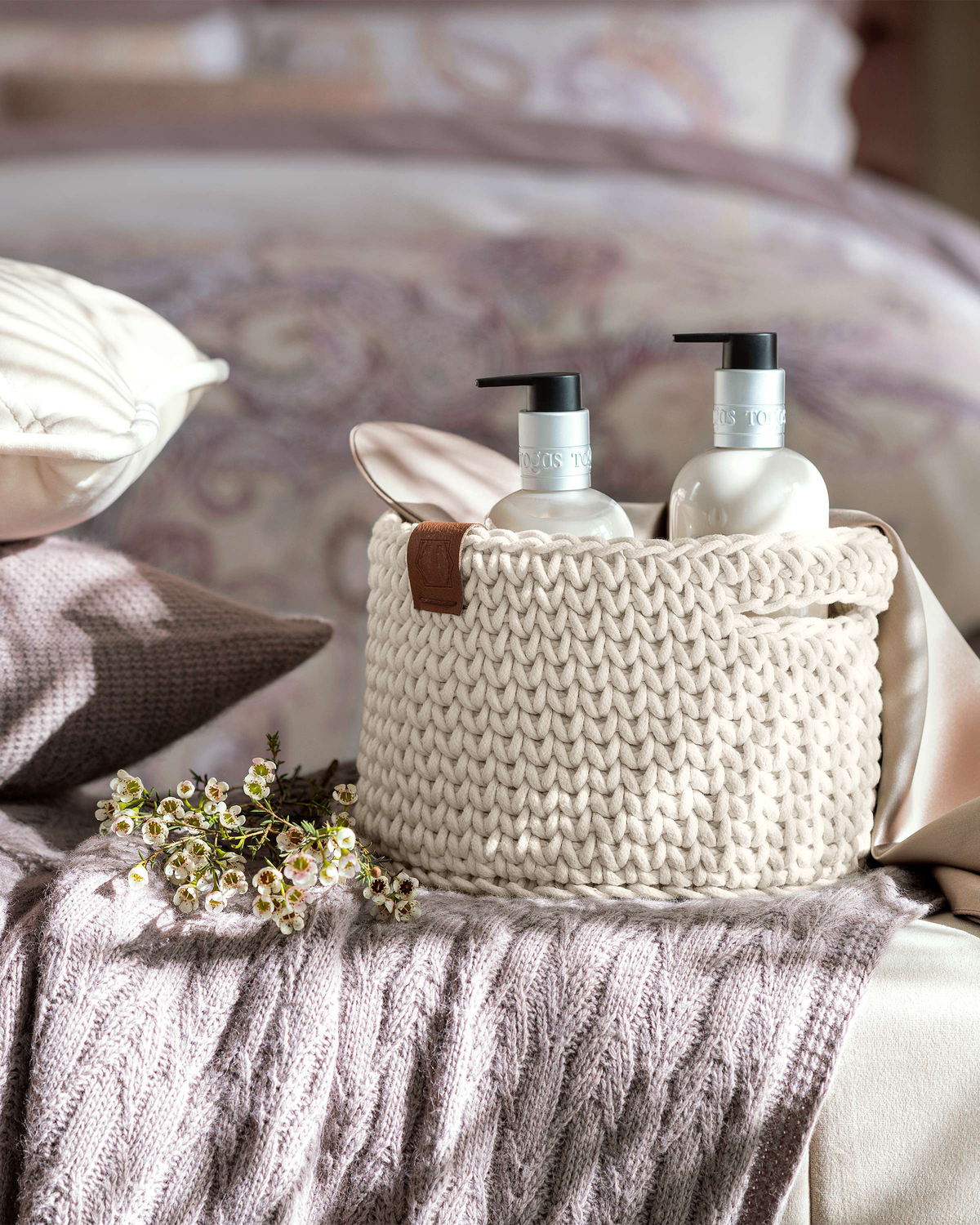 Togas Medioni Storage basket in Grey