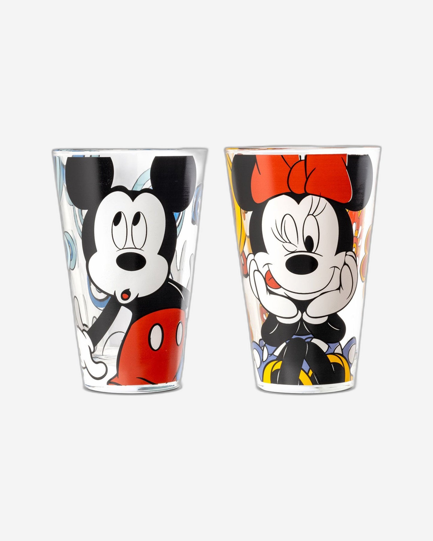 Egan Set 2 Pcs Glass Mickey E Minnie F&E Ml 310