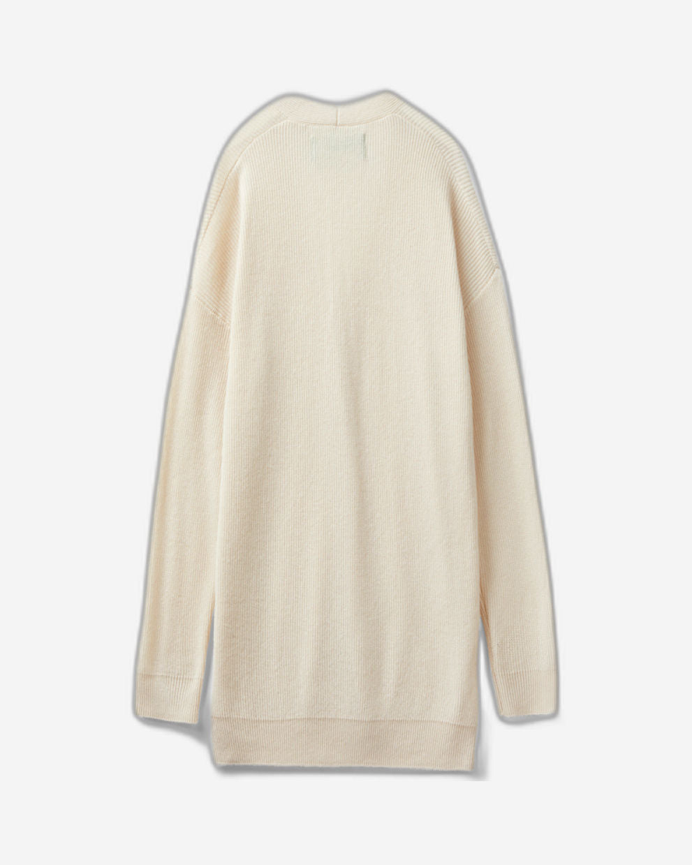 Oversized fit cardigan in wool blend