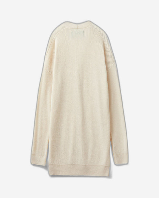 Oversized fit cardigan in wool blend