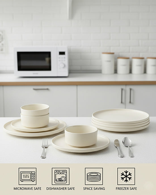 Cuisine Art Stoneware Dinner Set 12Pc ADA