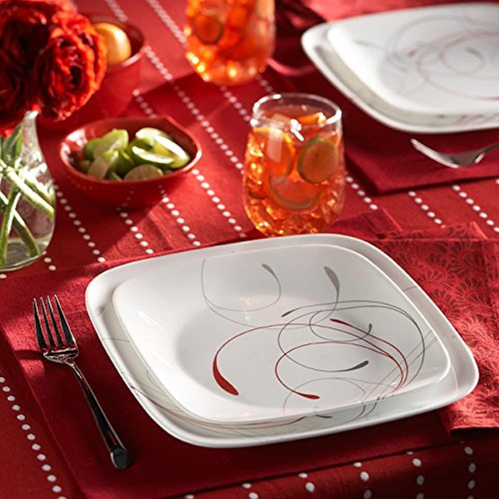 Corelle 16 PCS DINNER SET SQ. SPLENDOR W/MUG