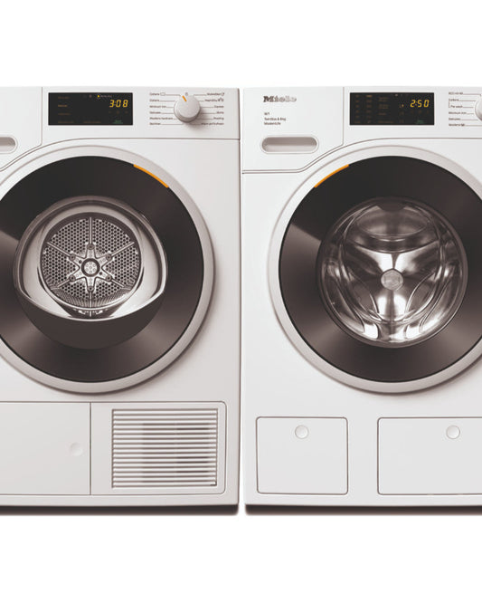 Miele Front Load Washing Machine + Heat Pump Dryer