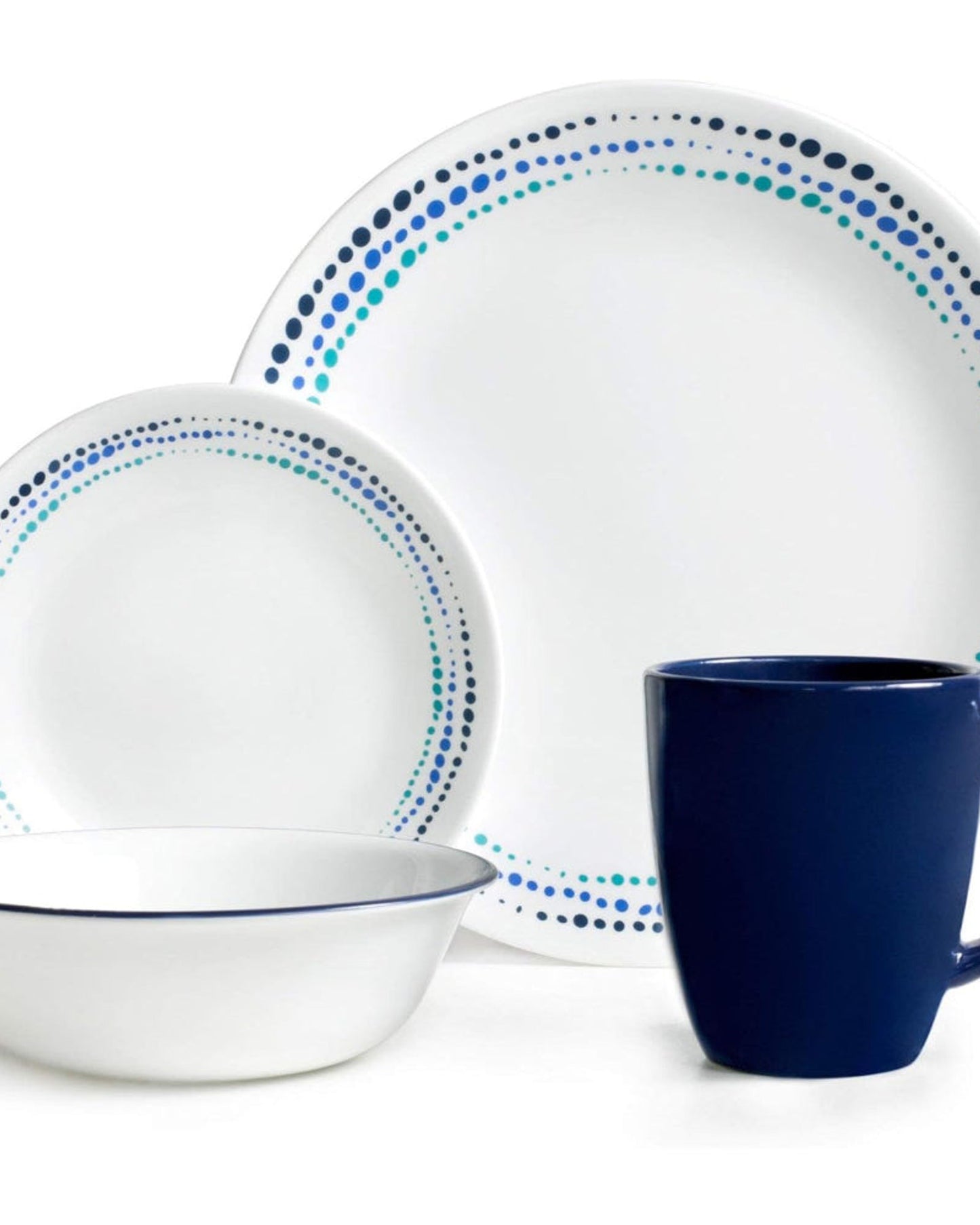 Corelle Dinnerware Set 16Pc Ocean Blue