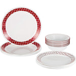 Corelle 18 PCS DINNER SET CRIMSON TRELLIS