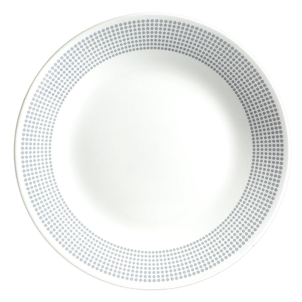 Corelle Dinnerware Set 16Pc Bayside Dots Gray